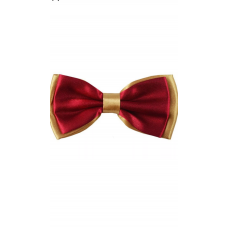 Vlinderstrik rood goud